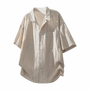 VILZSTUDIOS Fold Baggy Summer Shirt