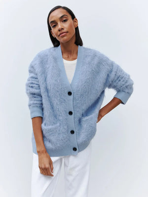 VILZSTUDIOS Soft Mink Velvet Cardigan