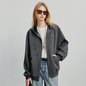 VILZSTUDIOS Cozy Bowknot Hoodie