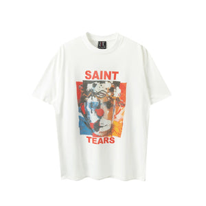 VILZSTUDIOS Retro Graffiti Print Summer T-Shirt