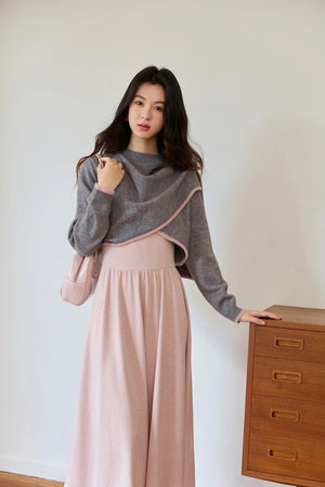 VILZSTUDIOS Stylish Irregular Knit Two-Piece Set