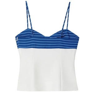 VILZSTUDIOS Chic Striped Camisole & Mini Skirt Set