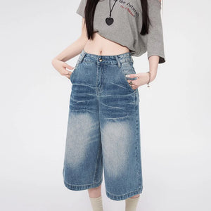 VILZSTUDIOS American Retro Loose Wide Leg Jeans