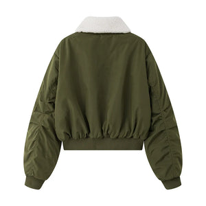 VILZSTUDIOS Warm Retro Biker Style Jacket