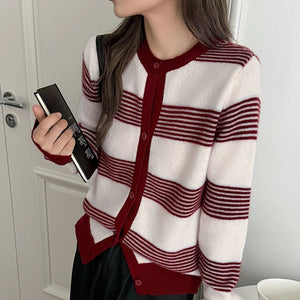 VILZSTUDIOS Color Blocked Wool Cardigan