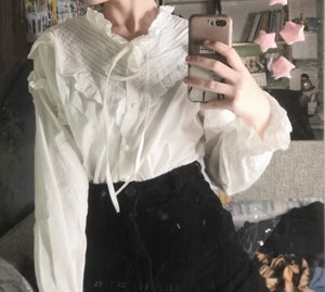 VILZSTUDIOS Stylish Lace-Up Button Down Shirt