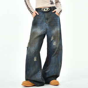 VILZSTUDIOS Streetwear baggy jeans with a vintage design