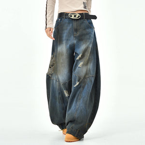 VILZSTUDIOS Streetwear baggy jeans with a vintage design