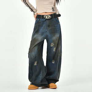 VILZSTUDIOS Streetwear baggy jeans with a vintage design