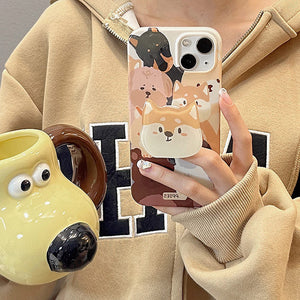 VILZSTUDIOS Cute puppies design phone case