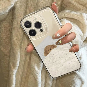 VILZSTUDIOS Cute phone case featuring a sleeping puppy design