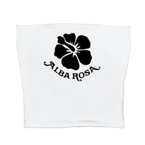 VILZSTUDIOS Stylish tube top featuring hibiscus graphic design