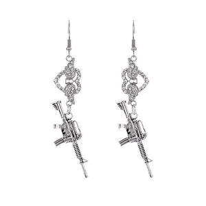 VILZSTUDIOS Unique earrings featuring a gun shape design