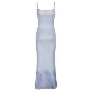 VILZSTUDIOS Aesthetic maxi dress with skeleton print
