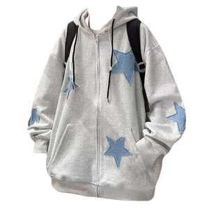 VILZSTUDIOS Trendy zip up hoodie for streetwear fashion