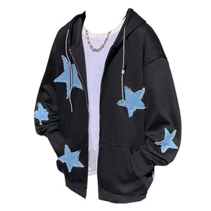 VILZSTUDIOS Trendy zip up hoodie for streetwear fashion