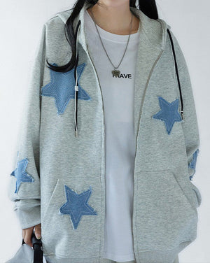 VILZSTUDIOS Trendy zip up hoodie for streetwear fashion