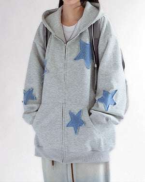 VILZSTUDIOS Trendy zip up hoodie for streetwear fashion