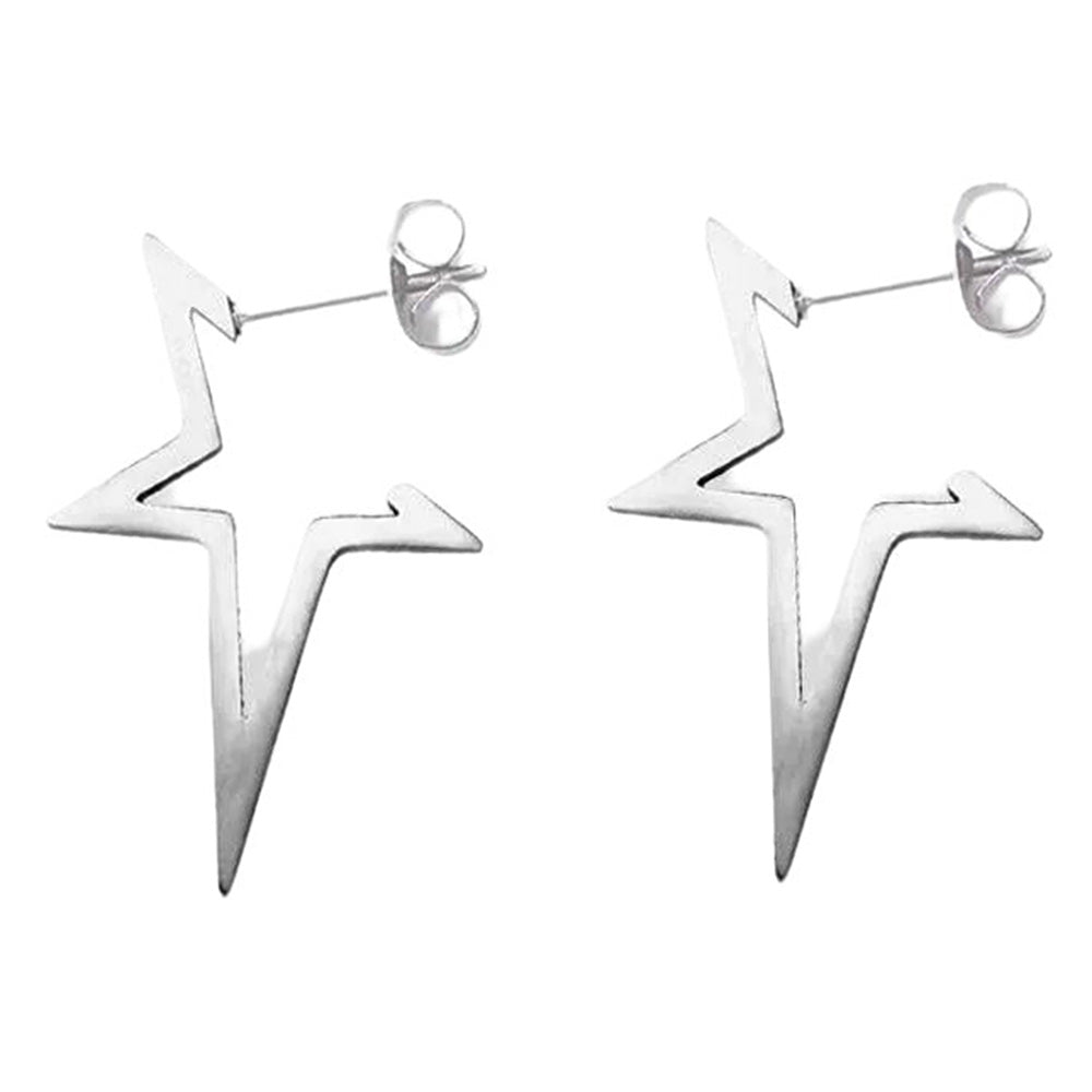 VILZSTUDIOS Stylish earrings featuring an angular star design