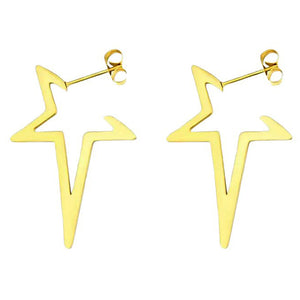 VILZSTUDIOS Stylish earrings featuring an angular star design