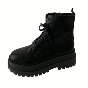 VILZSTUDIOS Stylish platform ankle boots made of vegan leather