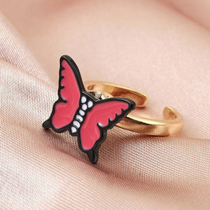 VILZSTUDIOS butterfly fidget ring design for stress relief