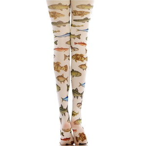 VILZSTUDIOS Fashionable tights with unique graphic design