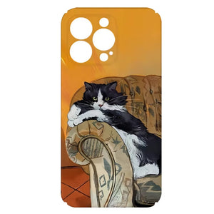 VILZSTUDIOS Artistic iPhone case with cat painting design