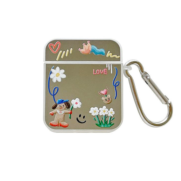 VILZSTUDIOS Stylish AirPods case with doodle design