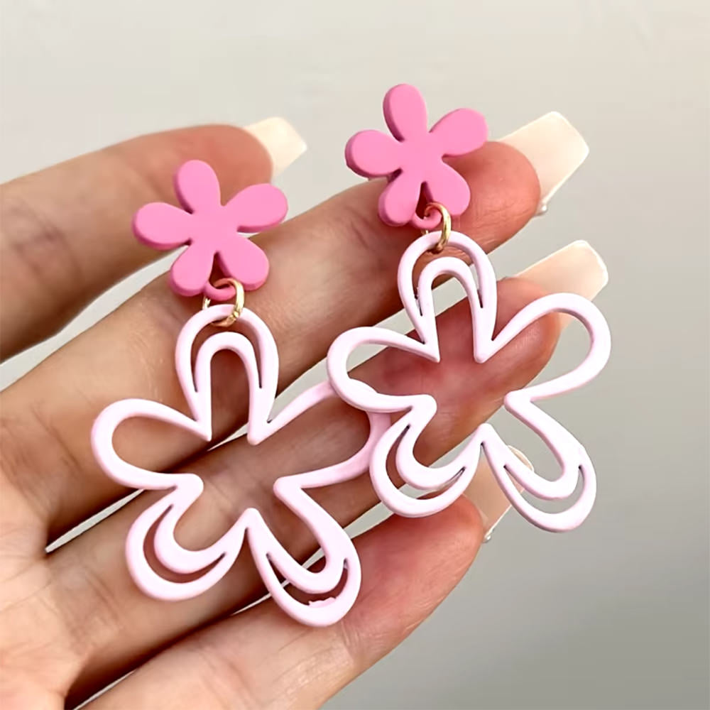 VILZSTUDIOS Artistic floral earrings for indie style