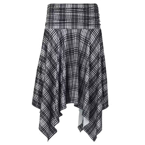 VILZSTUDIOS Asymmetrical plaid skirt for stylish outfits