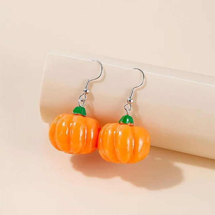 VILZSTUDIOS Pumpkin shaped earrings for seasonal fashion
