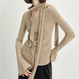 VILZSTUDIOS Stylish tie neck top from VILZSTUDIOS