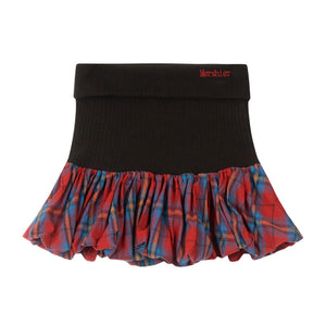 VILZSTUDIOS stylish plaid mini skirt