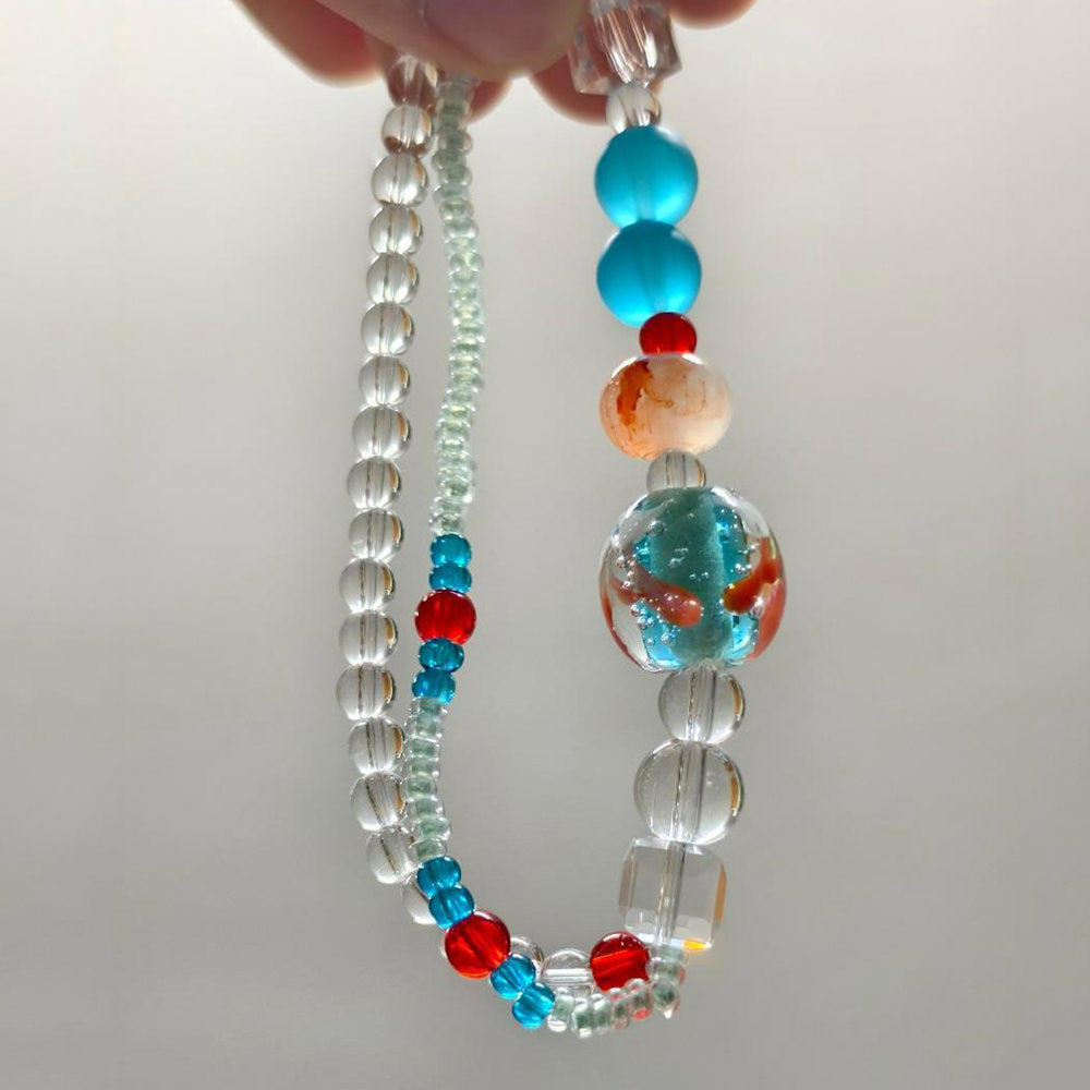 VILZSTUDIOS Beaded Goldfish Aesthetic Elastic Bracelet