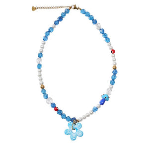 VILZSTUDIOS Floral beaded necklace from VILZSTUDIOS