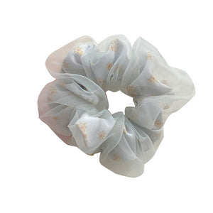 VILZSTUDIOS Floral textured scrunchie for hair styling