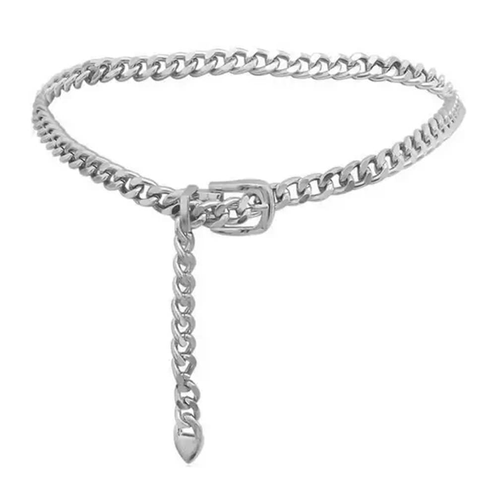 VILZSTUDIOS Fashionable belt with chunky buckle chain design