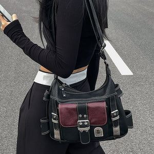 VILZSTUDIOS Stylish checkered shoulder bag