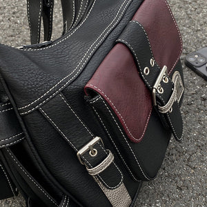 VILZSTUDIOS Stylish checkered shoulder bag