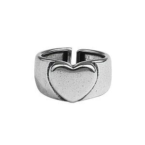 VILZSTUDIOS Adjustable chunky heart ring