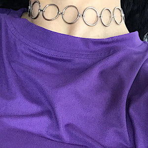 VILZSTUDIOS Fashionable O-ring choker accessory