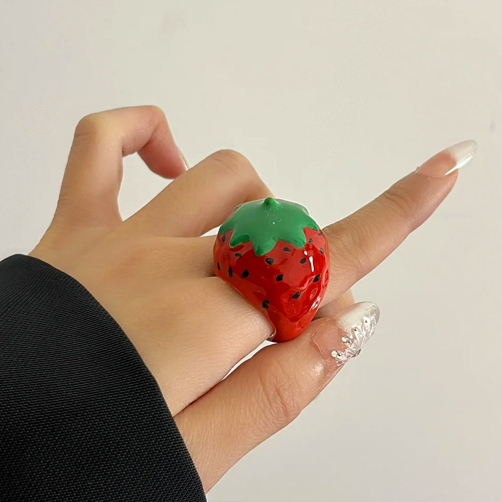 VILZSTUDIOS Stylish chunky ring made of zinc alloy