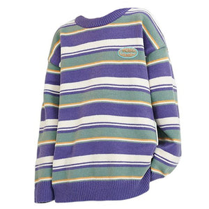 VILZSTUDIOS striped oversized sweater