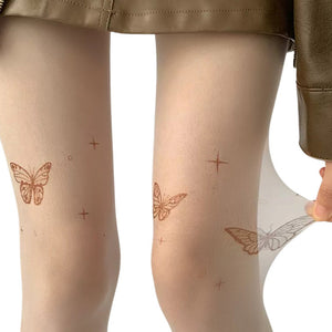 VILZSTUDIOS Ethereal tights featuring butterfly and star print