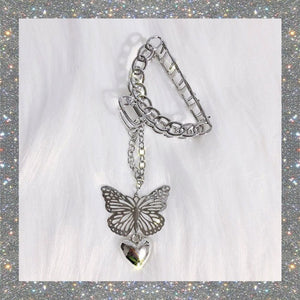 VILZSTUDIOS Butterfly grunge hair claw accessory