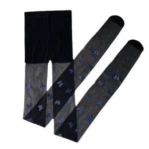 VILZSTUDIOS Sheer tights with butterfly details