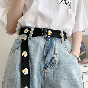 VILZSTUDIOS Daisy canvas belt for stylish fashion accessory