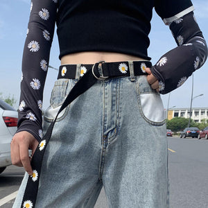 VILZSTUDIOS Daisy canvas belt for stylish fashion accessory