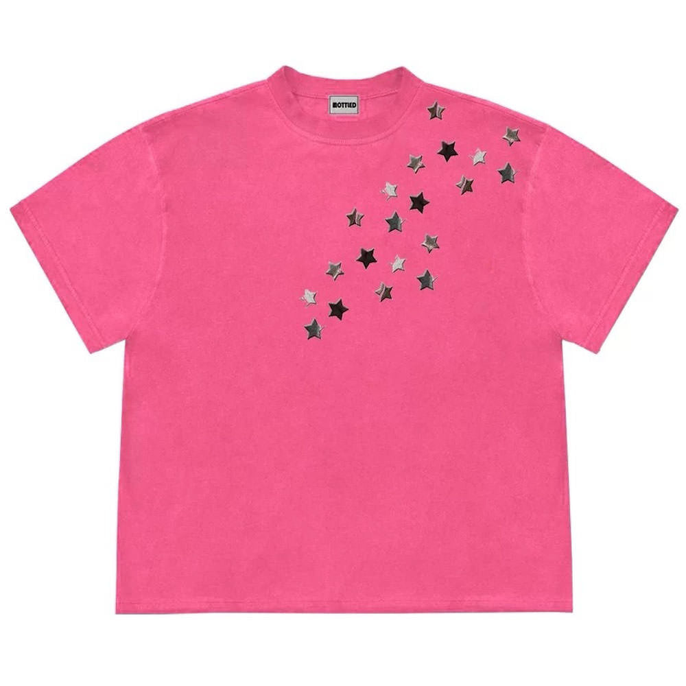 VILZSTUDIOS Oversized t-shirt with star print design